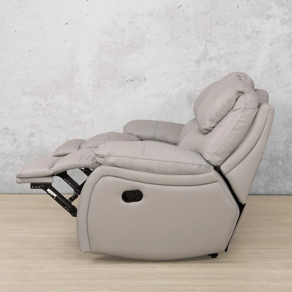 Delta  3 Seater Leather Recliner