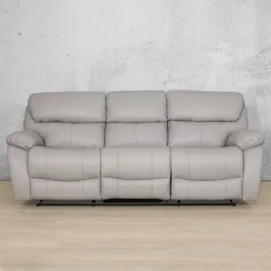 Delta  3 Seater Leather Recliner