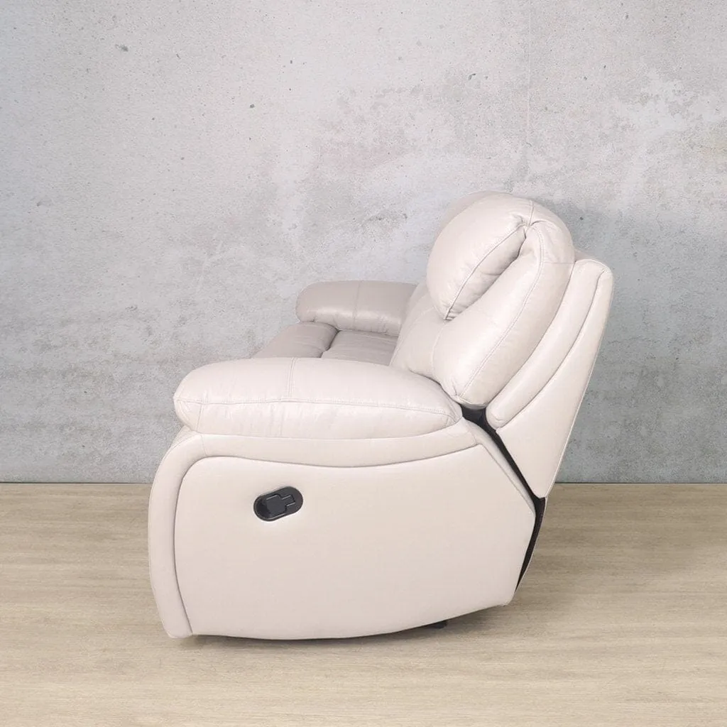 Delta  3 Seater Leather Recliner