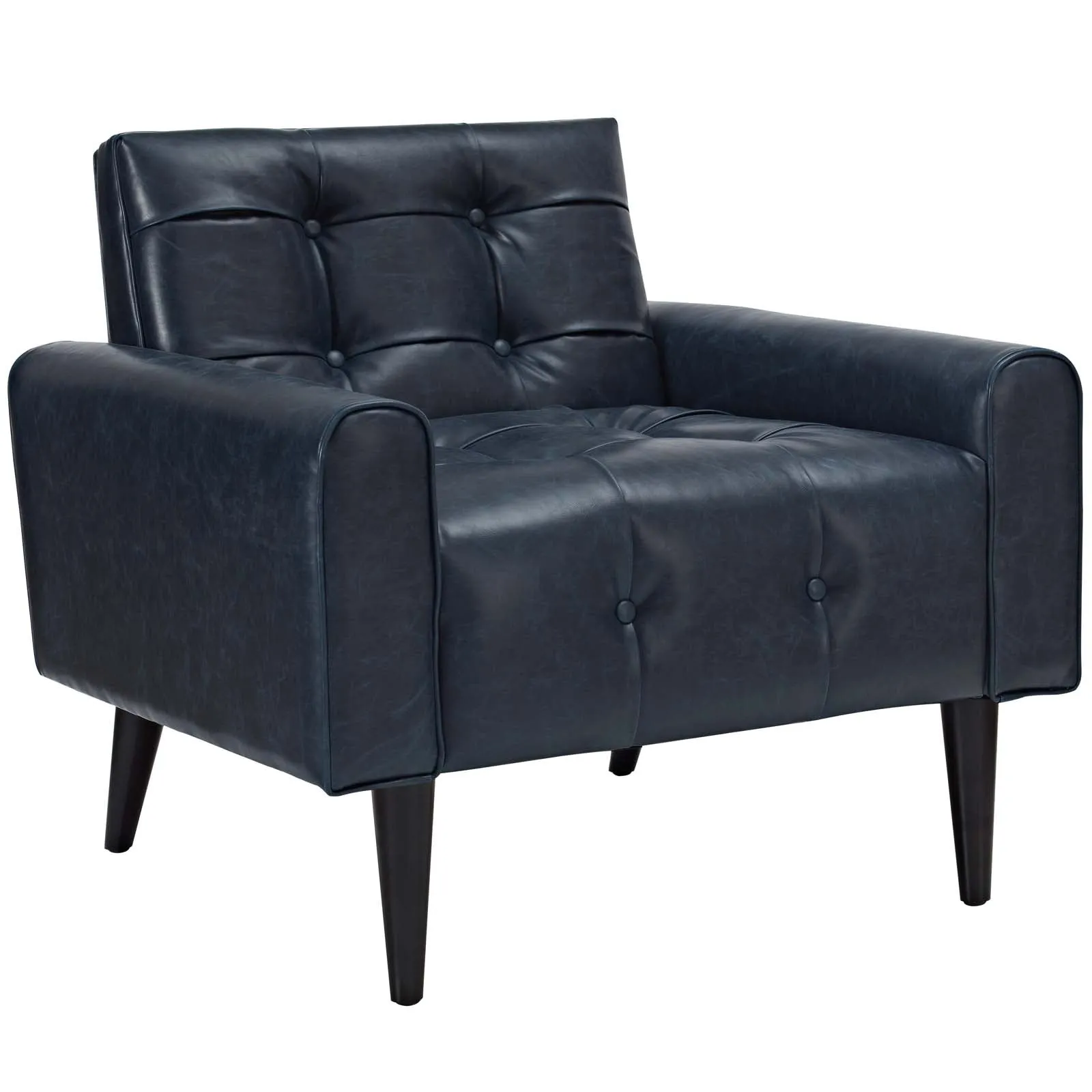 Delve Upholstered Vinyl Accent Chair