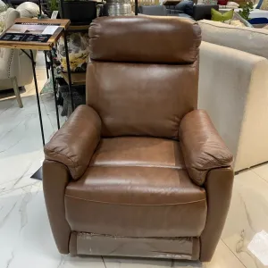 Denver 1 Seater Leather Recliner  - Warehouse Clearance