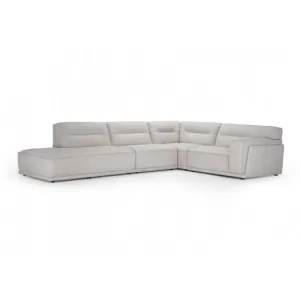 DORIAN CREAM LEATHER SECTIONAL