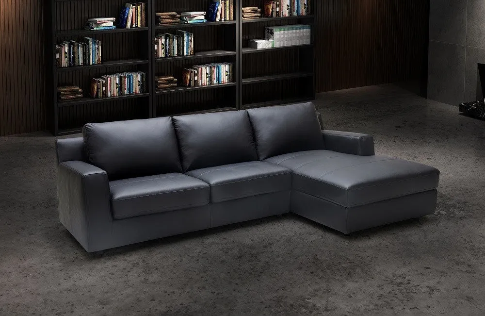 Elizabeth Leather Sectional Sleeper