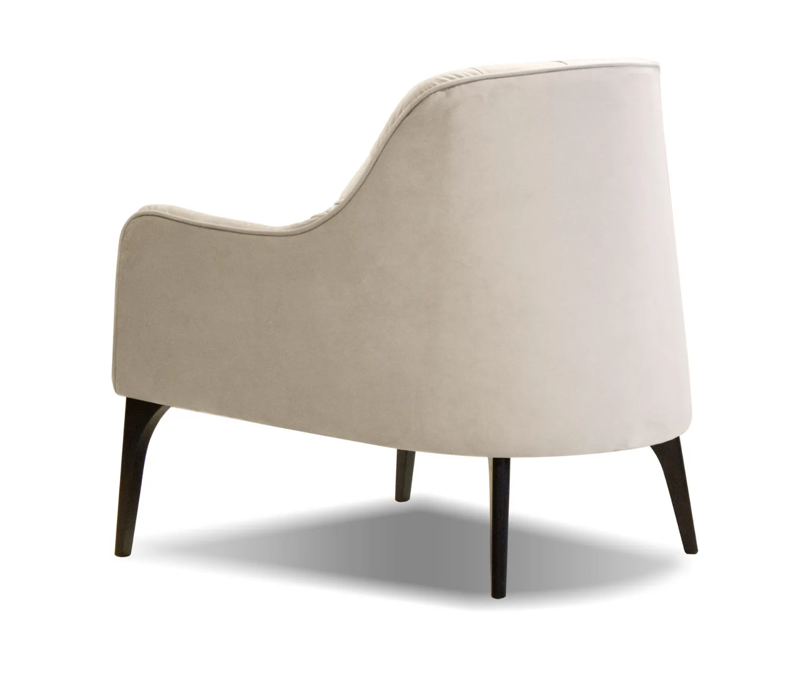 Ellington Accent Chair - Oyster Velvet Fabric