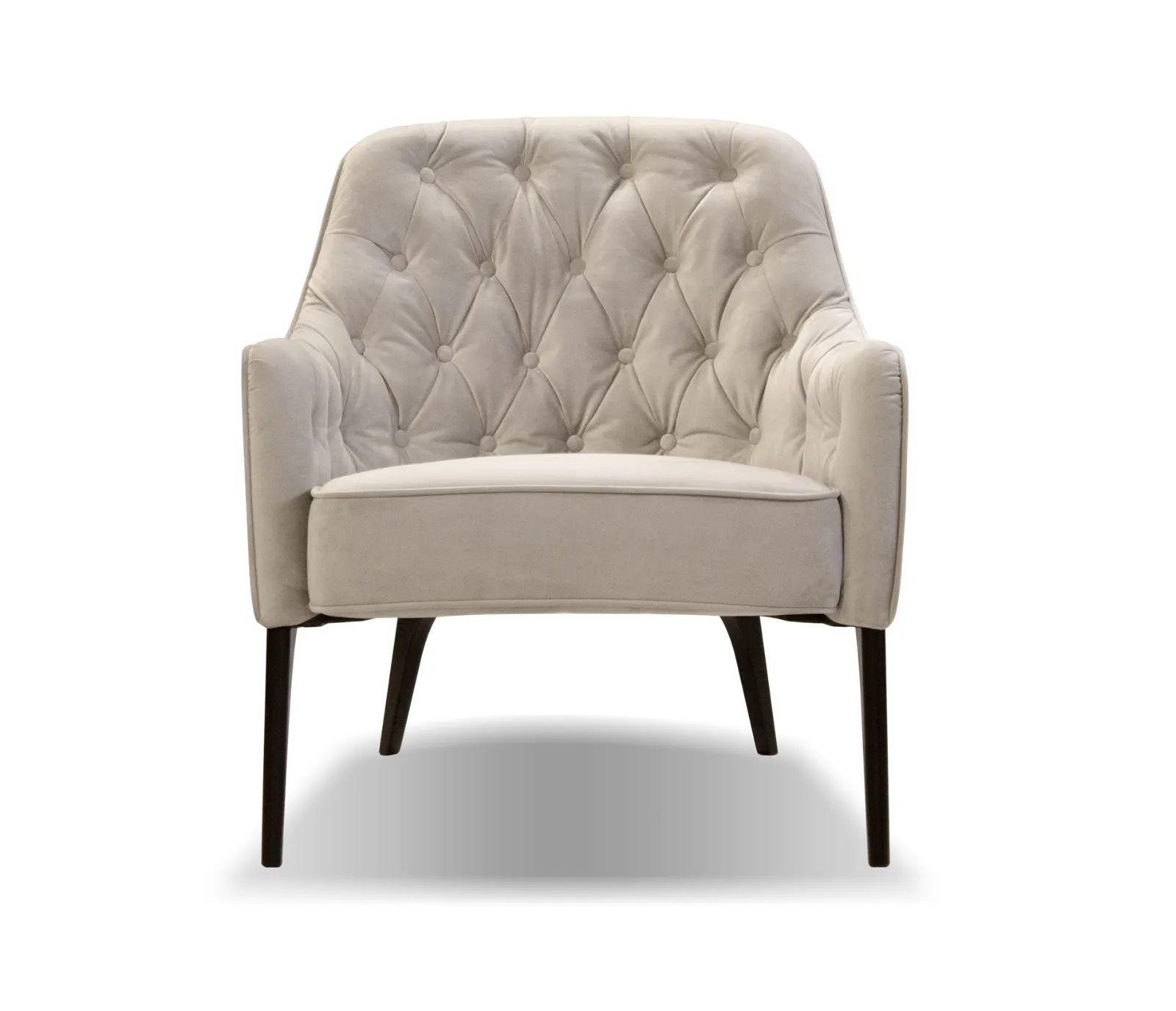 Ellington Accent Chair - Oyster Velvet Fabric