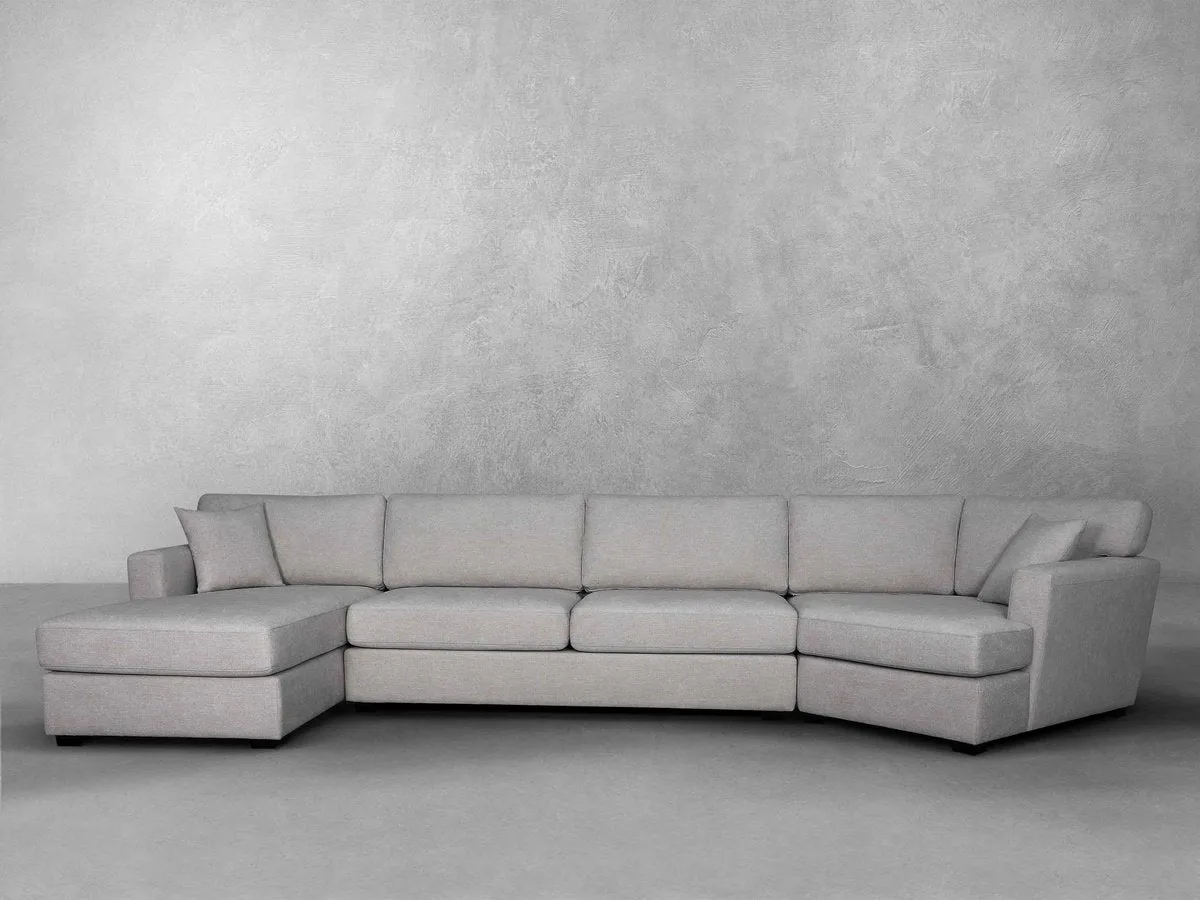 Elliot Fabric Cuddler Sectional