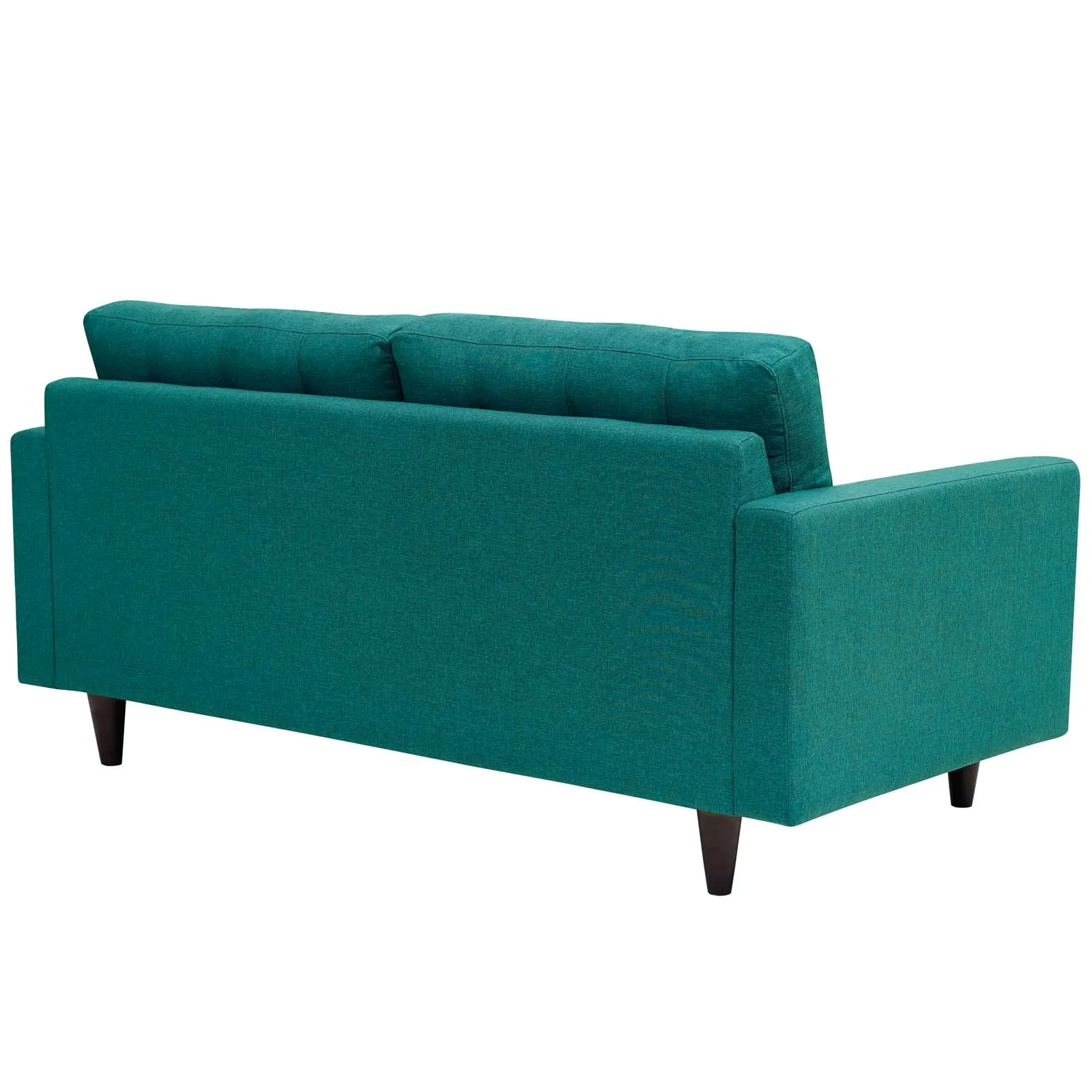 Empress Upholstered Fabric Loveseat