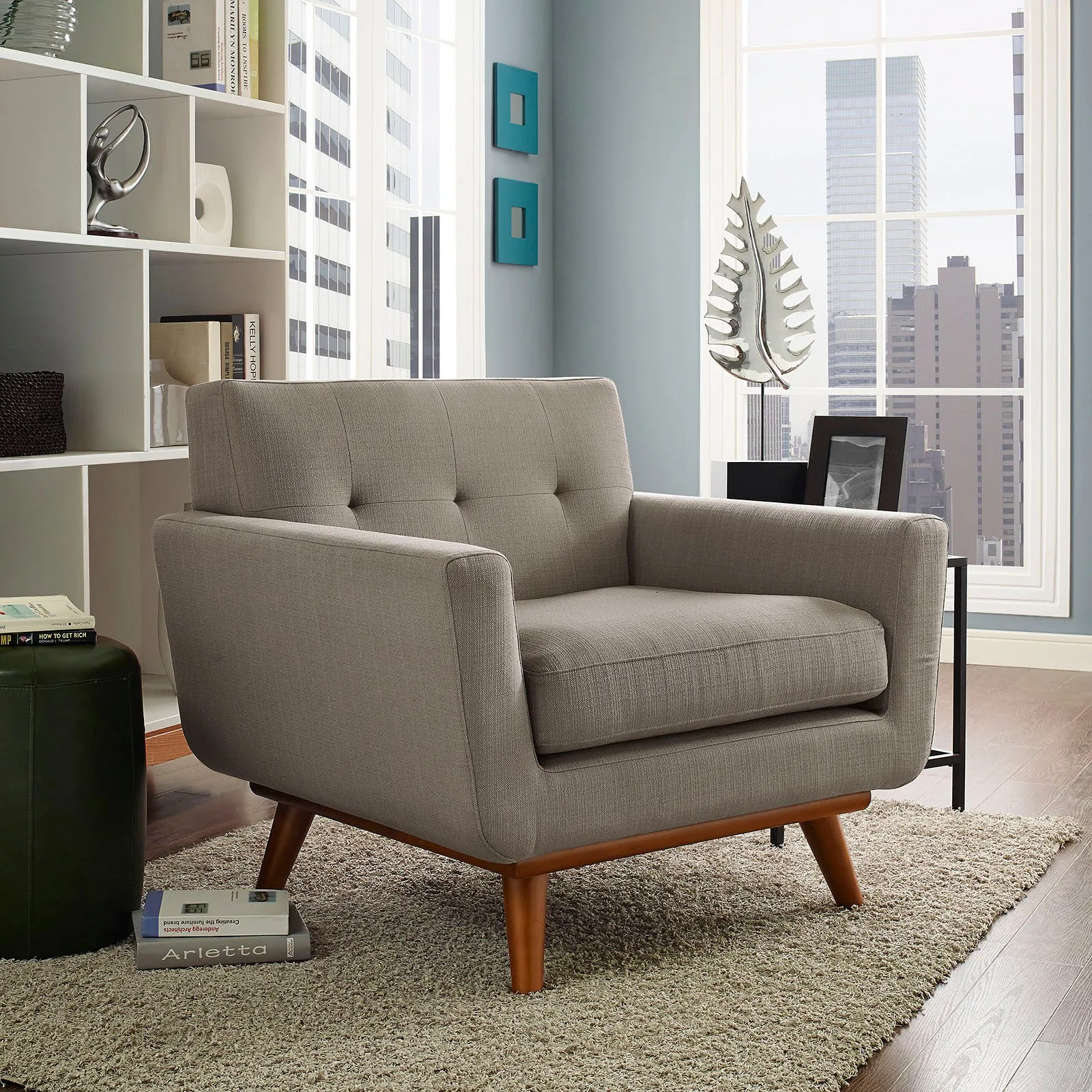 Engage Upholstered Fabric Armchair