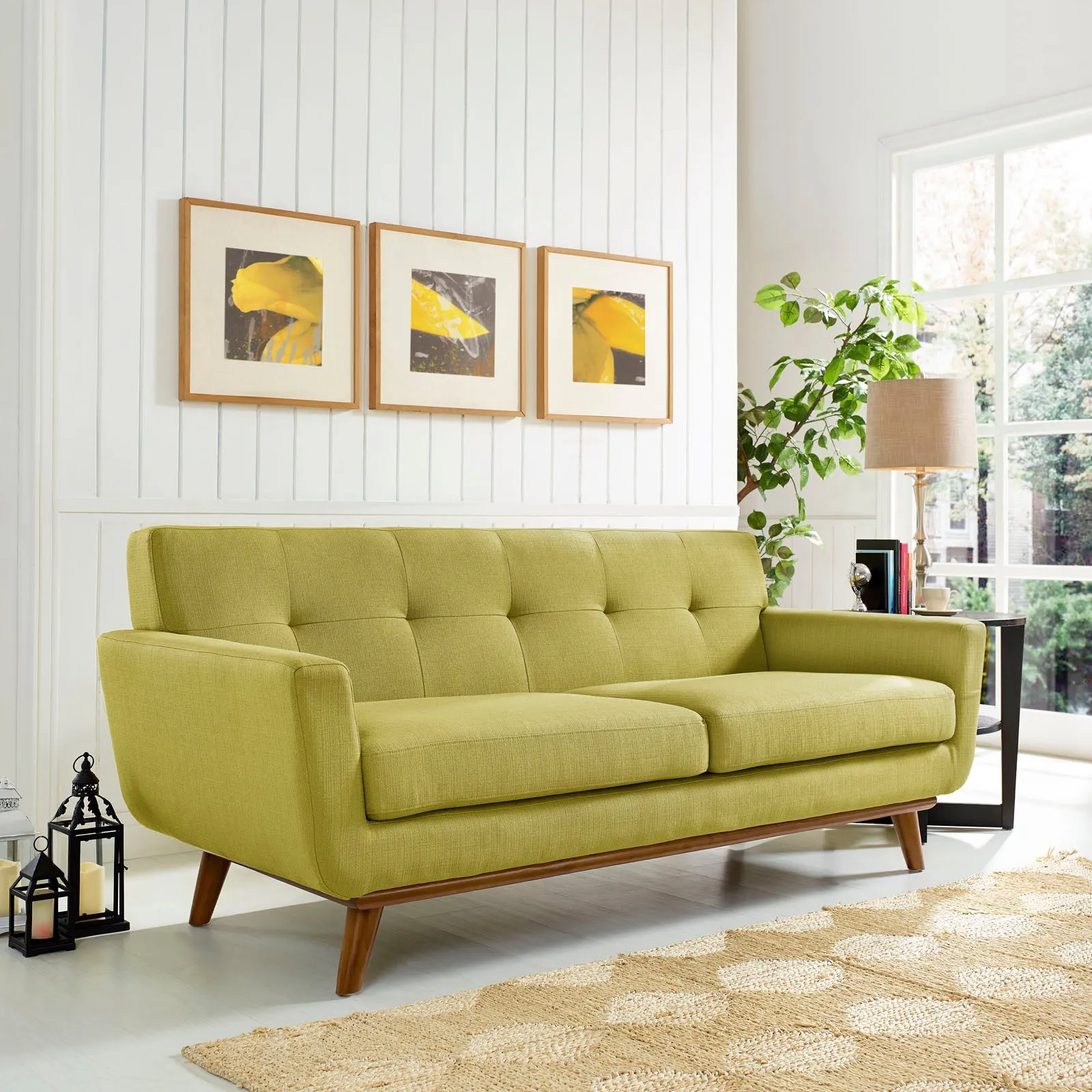 Engage Upholstered Fabric Loveseat