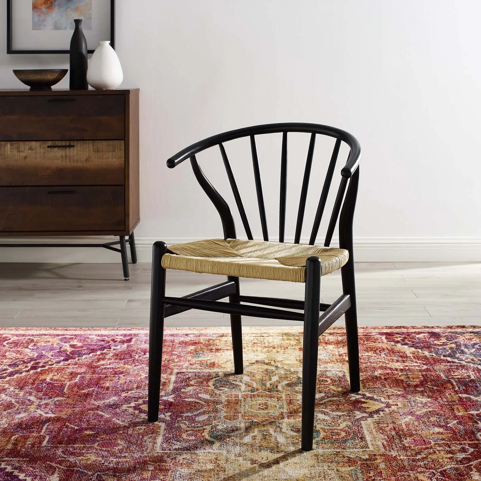 Flourish Spindle Wood Dining Side Chair