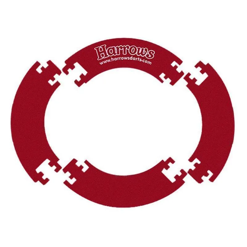 G51091     ~ HARROWS DARTBOARD SURR RED