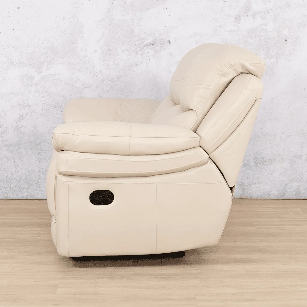 Geneva 2 Seater Leather Recliner