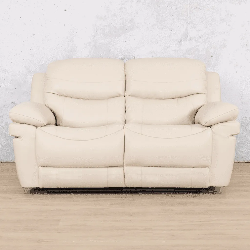 Geneva 2 Seater Leather Recliner