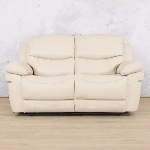 Geneva 2 Seater Leather Recliner