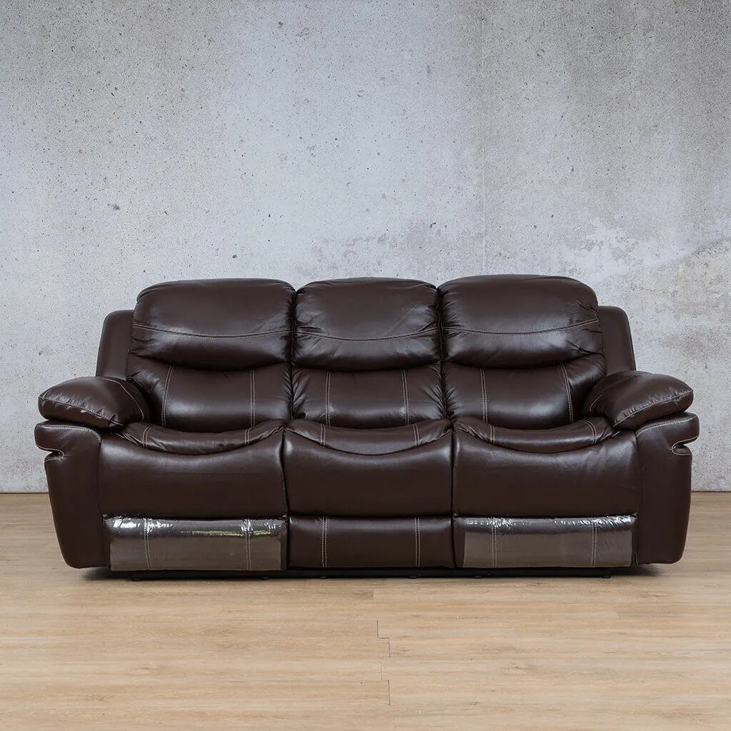 Geneva 3 2 1 Leather Recliner Suite - Available on Special Order Plan Only