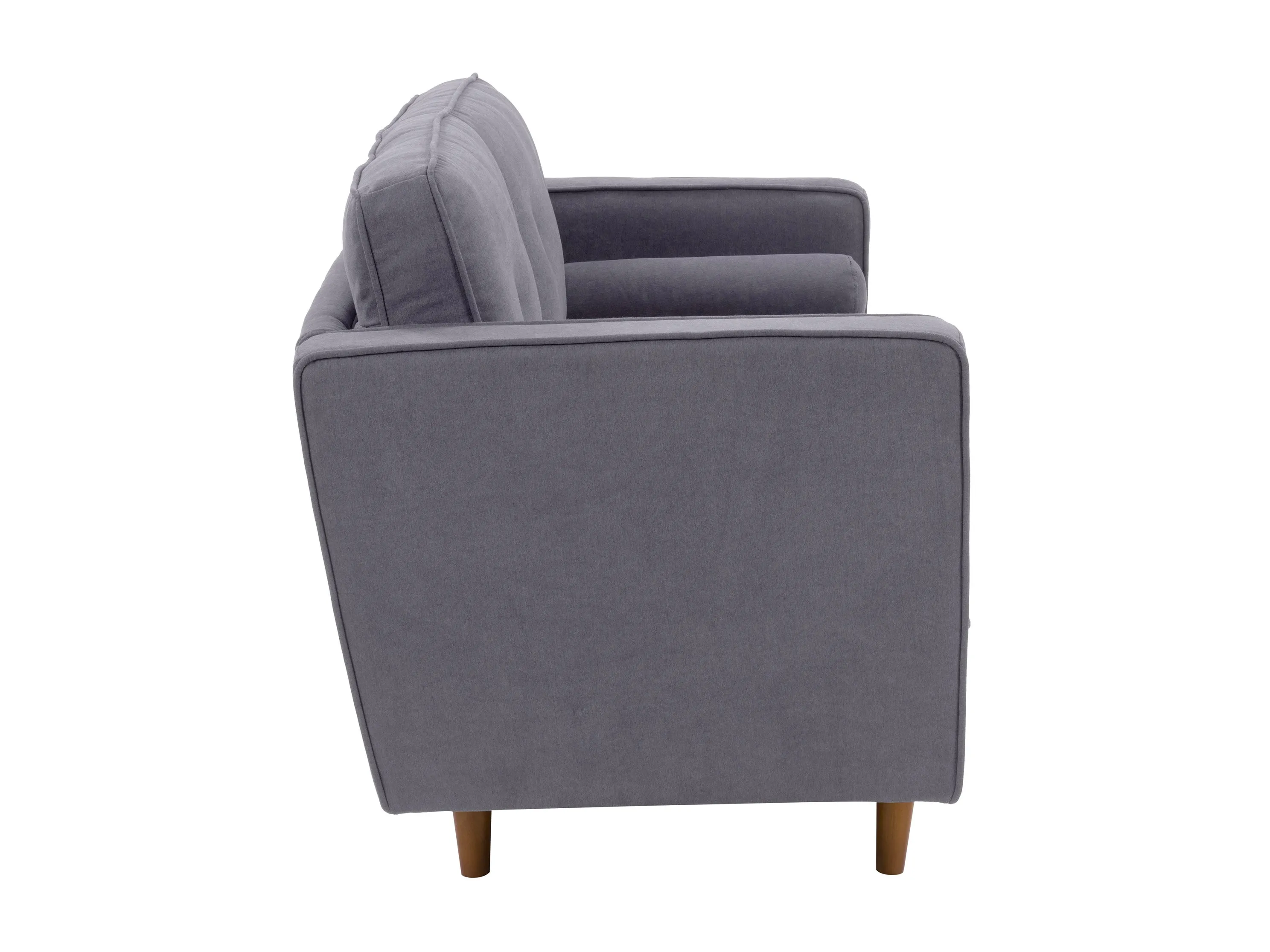 Grey 2 Seater Loveseat Sofa