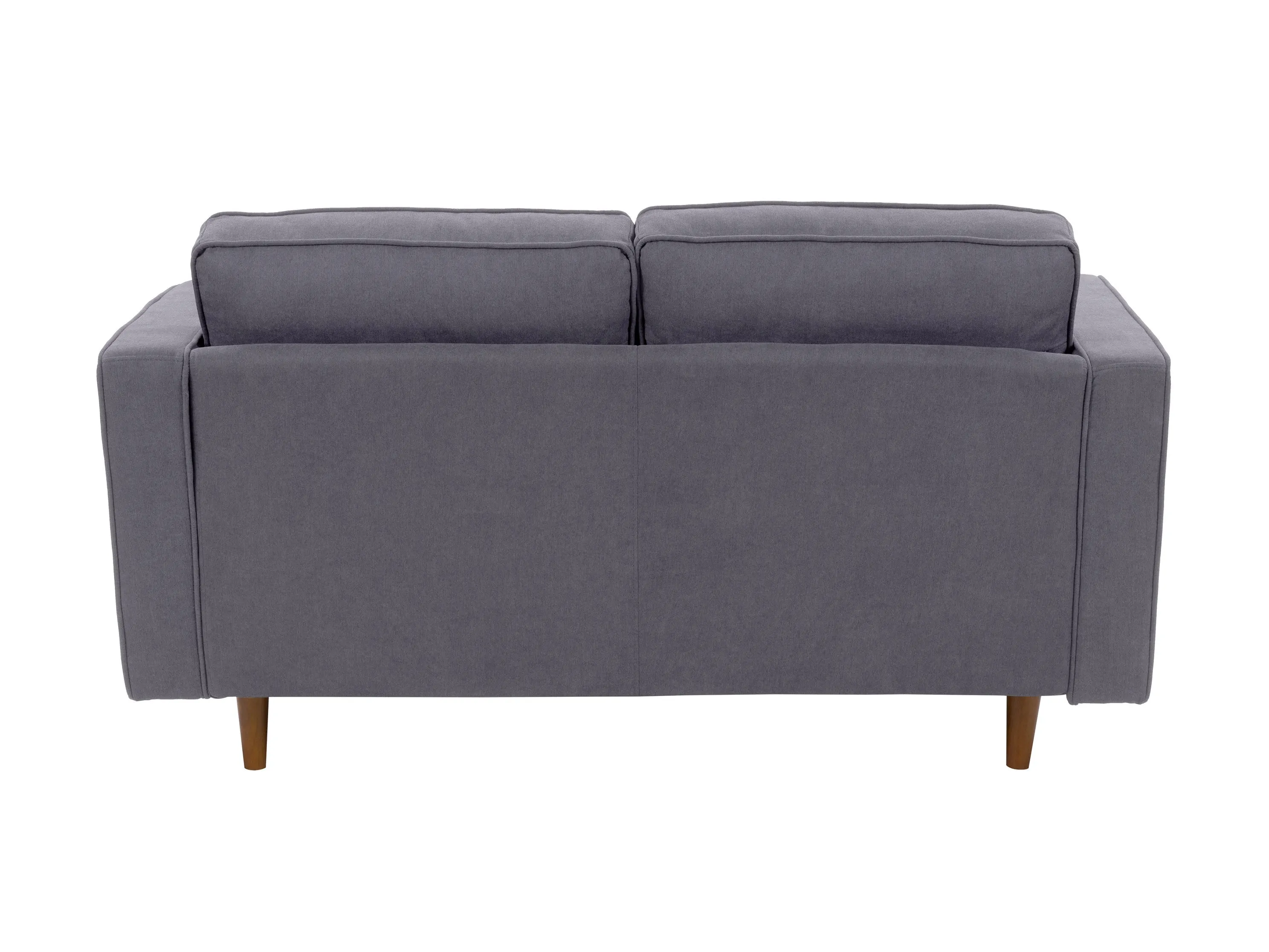 Grey 2 Seater Loveseat Sofa