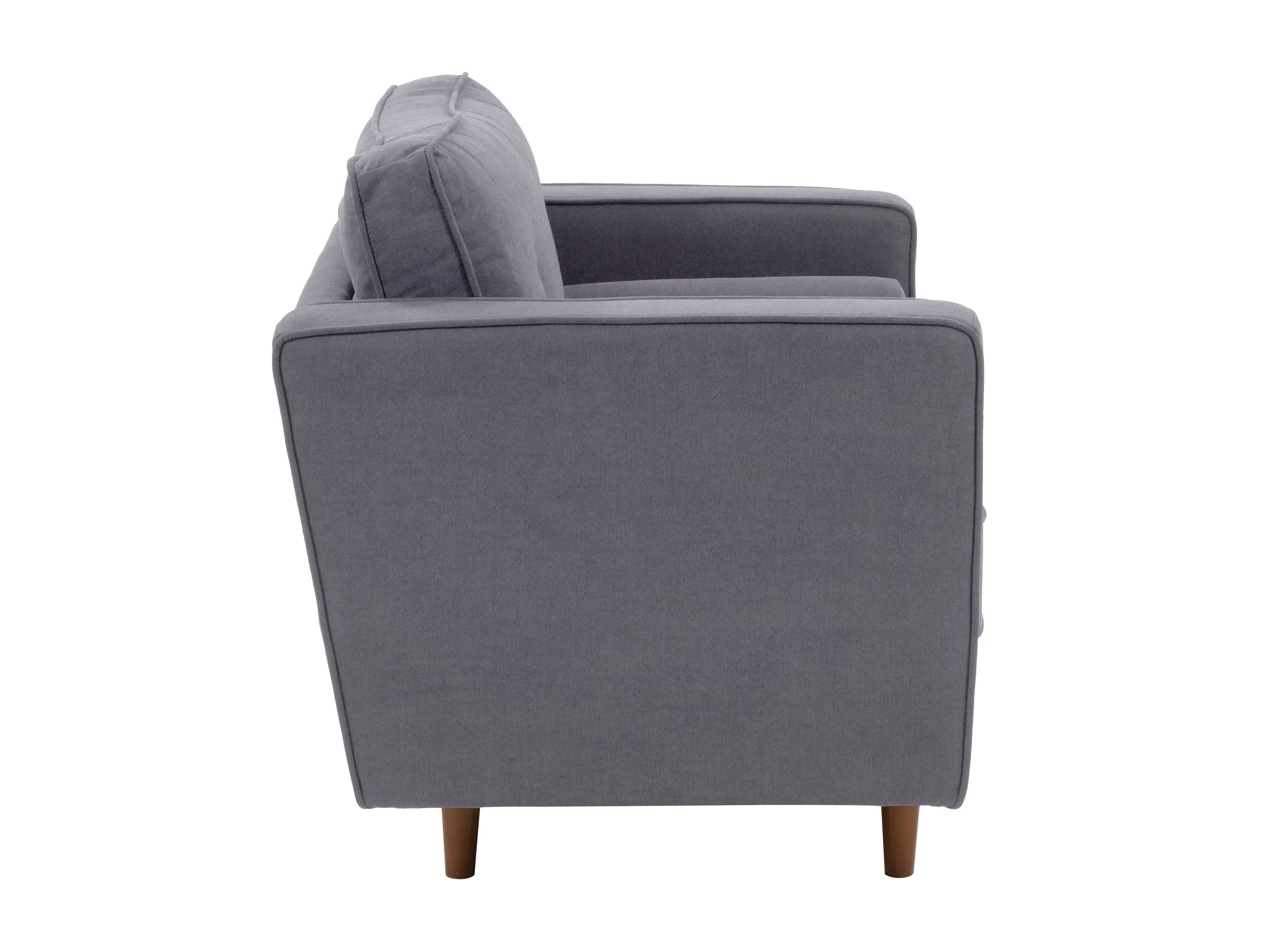 Grey Mid-Century Modern Arm Chair