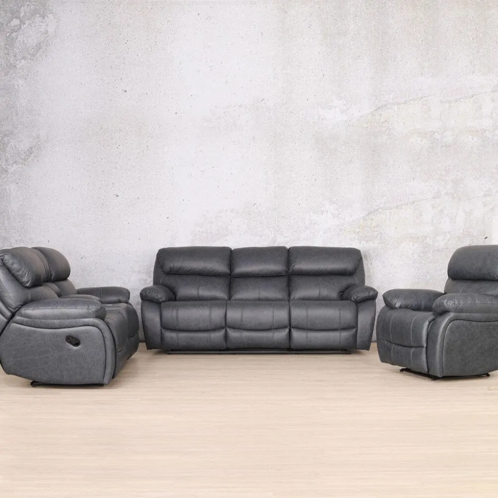 Kuta  3 2 1 Leather Recliner Home Theatre Suite