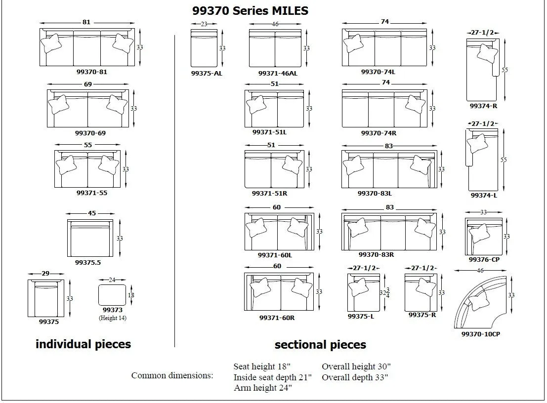 Miles Sectional #4 (Reversible)