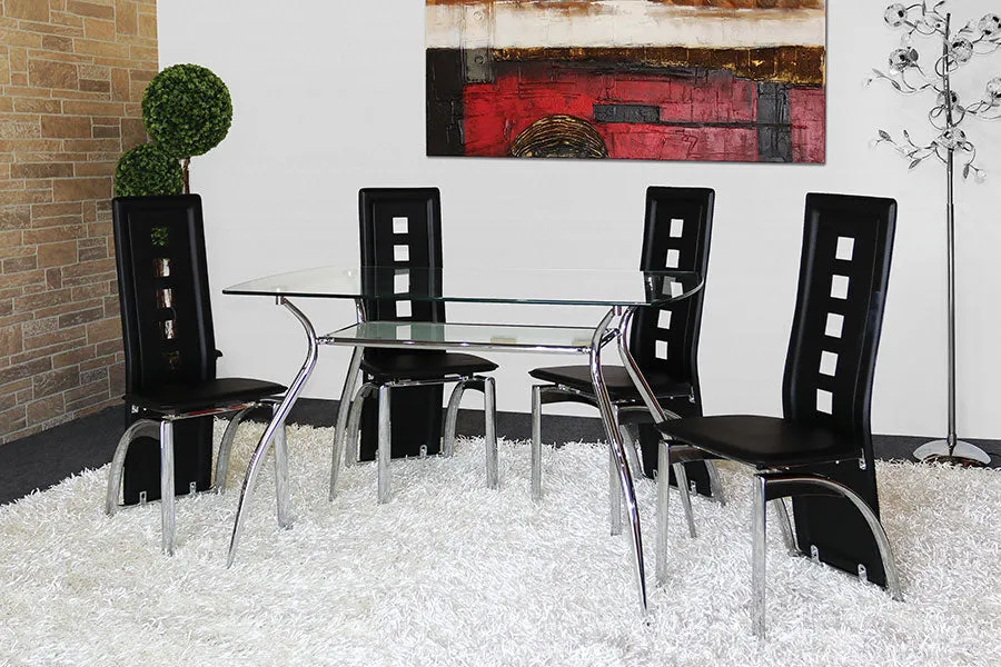 Modern Black Dining  Chair