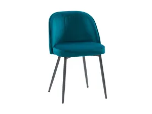 Teal Velvet Side Chair