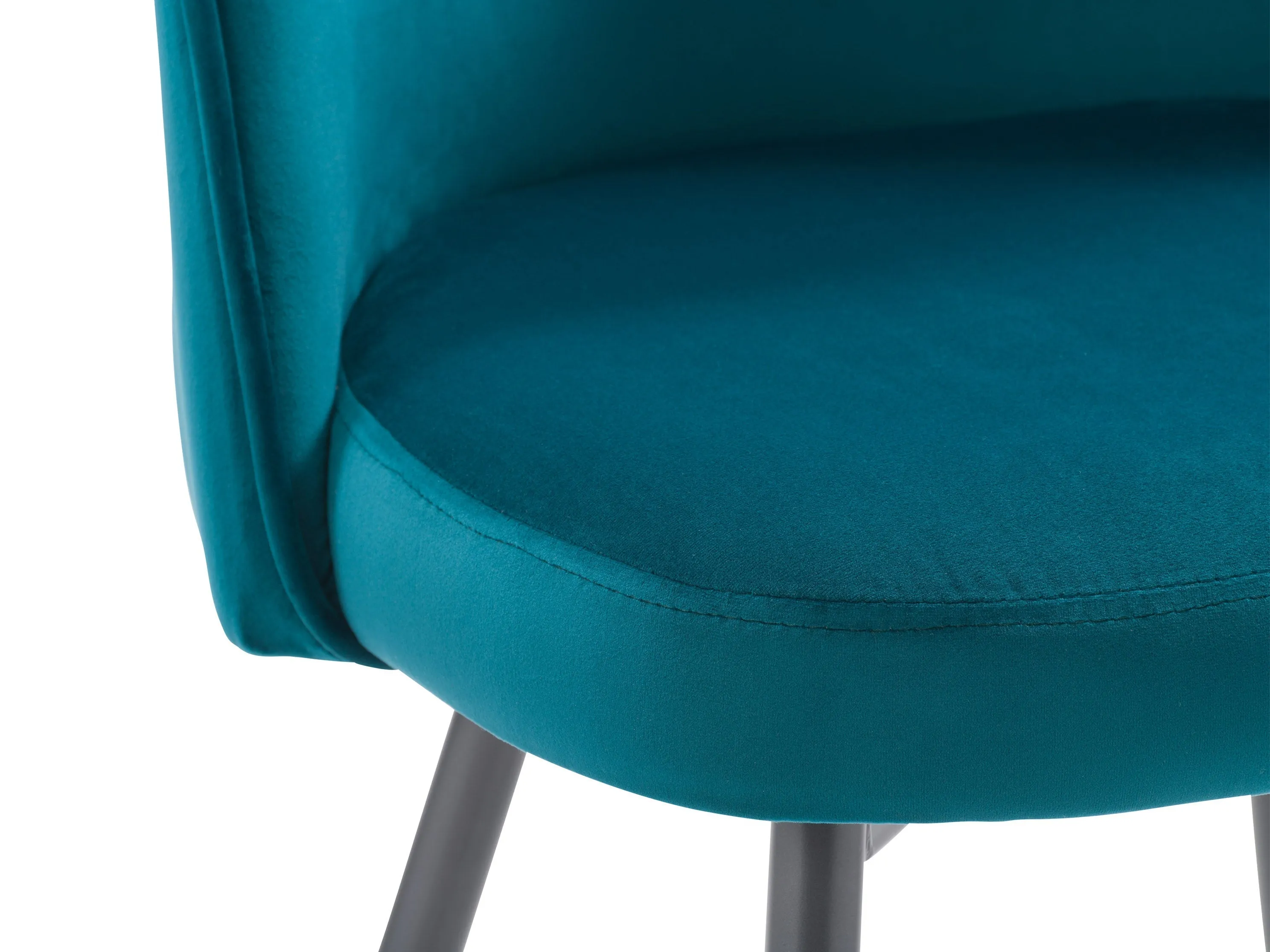 Teal Velvet Side Chair