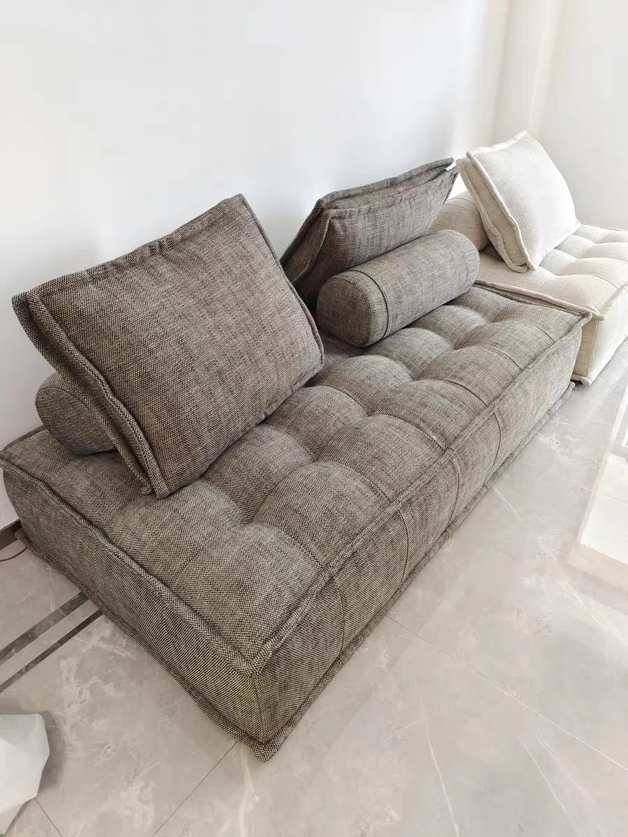 Tufted Sectional Modular Chaise Sofa