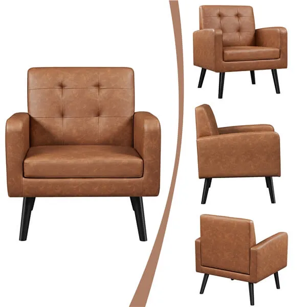 Yaheetech Mid-Century Accent Chair